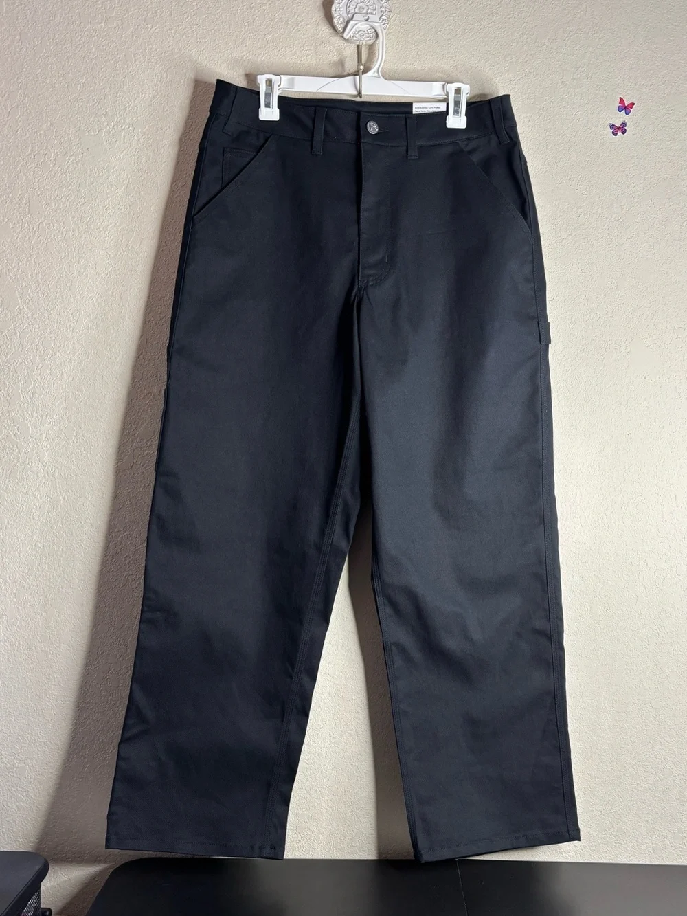 Nike Life Carpenter Pants Jeans FB7198-010 Black size 36 X 31